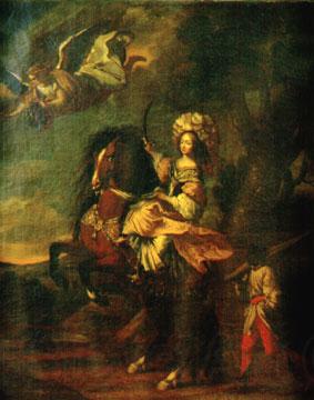 unknow artist Allegorical painting of Maria Cristina of France